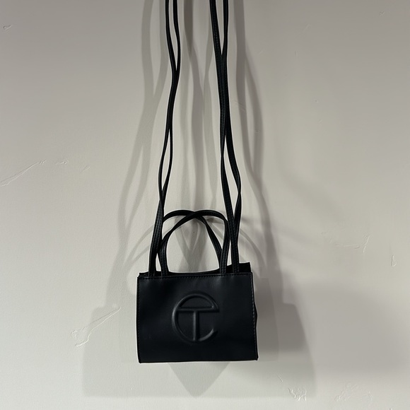 Telfar Handbags - Telfar Black Mini Shopping Bag Crossbody